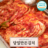 맛깔스런 배추 포기 김치 국산 국내산 만든 생김치 해썹 HACCP 인증 시원한 맛 배추 김치 2kg 5kg 10kg, 20kg, 1개