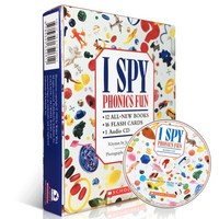 몬테소리 CD 12 권/세트 I Spy Phonics Fun 3 4 5 6 세 어린이 책 단어 학습 영어 9780545652612