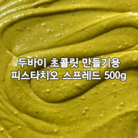 피스타치오 스프레드 수제 두바이 초콜릿 만들기용 500g, 1개