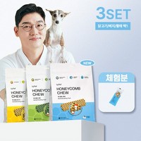 [놀로] 바이레프 허니콤츄 3set+체험분 (치킨/베지/황태 택1), 필수선택:황태(M) 3set + 체험분 1ea