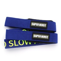 [슈퍼비스트] 헬스스트랩 양손2개1세트 시즌온리프팅스트랩 SUPERBEAST STRAP, 블랙