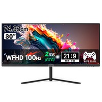 크로스오버 30WQ500 UW-IPS 울트라와이드 무결점 30인치 100Hz 2ms(GTG) 21:9 게이밍 모니터, 74.93cm, 30WQ500(무결점)