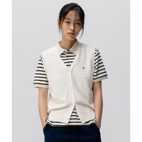 24SS clove Button-up Knit Vest Cream