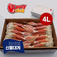 [최신조업 신물]크레이지크랩 러시아 스노우크랩 대게 5KG, 1개