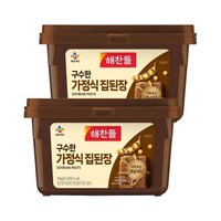 CJ제일제당 해찬들 구수한 가정식 집된장 3kg x2개, 2개