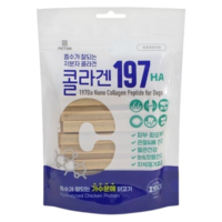 콜라겐 197 HA 가수분해 단백질 덴탈껌 240g 강아지콜라겐간식, 라지(10cm) 240g, 2개