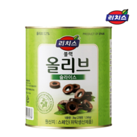 동서 리치스 슬라이스 블랙 올리브, 3kg, 2개