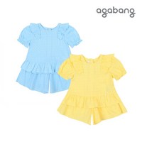 아가방 허니프릴반소상하 BLUE YELLOW 01Q333052