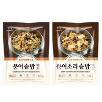 노포식당연구소 캠핑 홈파티 요리 보양음식 밀키트 문어소라솥밥 키트 421g, 1개