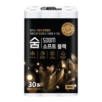 숨 물에 잘 녹는 먼지없는 천연펄프 3겹 30m 30롤 두루마리 휴지+사은품증정, 30개