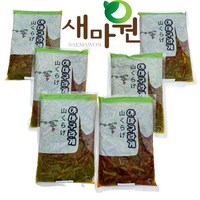 새마원 원효 야마구라게 (함량85%) 1kg 일본 궁채절임 상추줄기장아찌, 6개