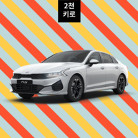 신형 K5 LPG 한달렌트 월렌트(장기렌트) 30일이용권(2천키로약정), 1개