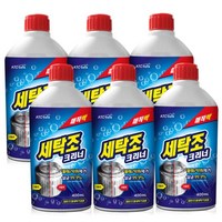 [아토세이프] 세탁조클리너 (400ml 6개)/통돌이/드럼/세탁기청소/세탁기통세척, 상세 설명 참조, 6개, 400ml