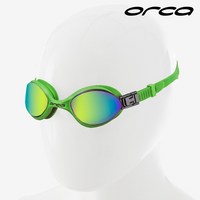 ORCA KILLA 180 GREEN MIRROR GOGGLE (오르카 킬라 물안경 미러 패킹)