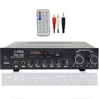 J-PRO 국산앰프 PRO-220 2채널 220W 블루투스 카페 업소용 매장용 앰프+리모콘+PC선 1.5M 포함, J-pro SM-200Q