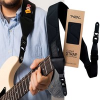 헥스 HS-30 기타스트랩 피크보관 포켓 간편사용 기타어깨멜빵 Guitar Strap 모든 기타용, 1개