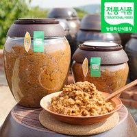 (감로이슬농원) 100% 국산콩 전통 재래식 시골 집 된장(3년숙성), 1kg, 1개