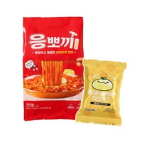 응급실국물떡볶이 응뽀끼 국물떡볶이, 순한맛(기본맵기)+응급실치즈, 5개, 410g