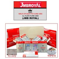 제이엠비로얄 트럼프카드 플라스틱 플레잉카드 브릿지 사이즈 12p, JMB ROYAL 상자(12개입)