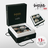 속초해담음 젓갈 선물세트 13호 가오리무침+생더덕무침+명태회무침+가자미식해 4종구성 1.6kg