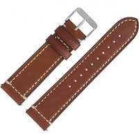 빅토리녹스 정품 004446 Watch Strap 22 mm Leather Brown Smooth Strap.