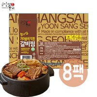 윤상섭 [초특가구성]윤상섭 소갈비찜 8팩/ 4kg, 없음, 8개, 500g