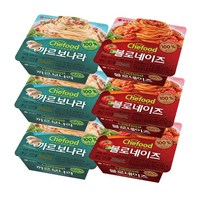 롯데 쉐푸드 까르보나라 3개+볼로네이즈 3개 기획 파스타 크림 토마토 바질향 즉석요리, 1개