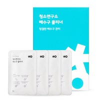 청소연구소 배수구클리너 가루형 4p 160g, 1개