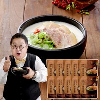 [인포벨 홈쇼핑]이용식 곤지암 소머리 곰탕 100% 국내산 750g 어르신 몸보신 머릿고기 곰탕 보양식, 10개