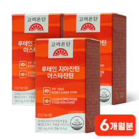 고려은단 루테인 지아잔틴 아스타잔틴 160mg, 60정, 3개