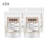 안동 참마 가루 100% 국산 분말 마가루 산약가루, 500g, 4개