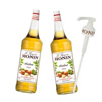 모닌 모닌-헤이즐넛시럽1000ml x2 + 모닌-시럽펌프, 1000ml, 1세트