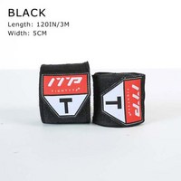 복싱글러브 훈련 붕대 면 스포츠 샌다 킥 핸드 장갑 랩 벨트 스트랩 TTP 3M 4.5M 2 개, 5) black-3m-1, 2개