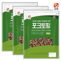 [퀴클리몰] 사조오양 포크 토핑 1kg, 3개