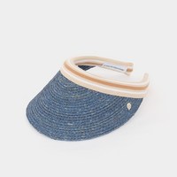 헬렌카민스키 아이코닉 비앙카 썬바이저 여성 썬캡 HAT50265 SAPPHIRE NOUGAT STRIPE//