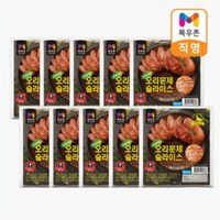 목우촌 오메가3 오리훈제 슬라이스, 180g, 10개