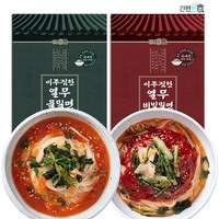 [간편한식]이푸짐한 열무 밀면 세트 (4팩 8인분) ], 열무 비빔밀면4팩, 4개, 710g