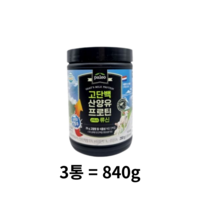 팔레오 고단백 산양유 프로틴 plus 류신, 840g, 3개