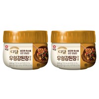 cj제일제당(주) 다담 우렁강된장양념, 500g, 2개