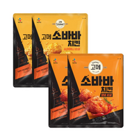 고메 소바바 치킨 양념 순살 2개 소이허니 순살 2개, 양념 순살2 오리지날 순살2, 375g