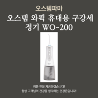 오스템 와픽 휴대용 구강세정기 WO-200