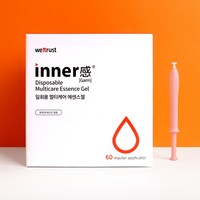 웨트러스트 이너감 일회용 멀티케어 여성청결제 에센스젤, 1.7g, 60개