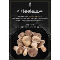 [이레송화표고] 프리미엄 송화버섯 무농약 친환경 스마트팜 재배 농가직송, 1kg(실속), 1박스