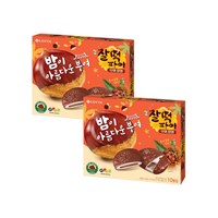 롯데 찰떡파이 밤이 아름다운 부여 알밤 24년 가을시즌 250g, 2개