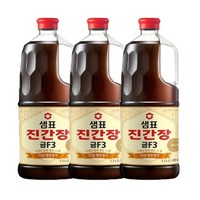 샘표 진간장 금 F3, 1.7L, 9개