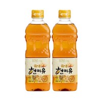 라온현미유 500ml 국내산 미강유 쌀겨유 이유식식용유, 2개