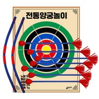 TR 전통양궁놀이세트 KC인증 과녁놀이, 1세트