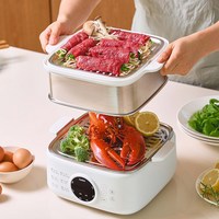 휴빅 스텐 전기찜기 계란찜기 계란삶는기계 대용량 가정용 스팀쿡 HB-1300W, 단품