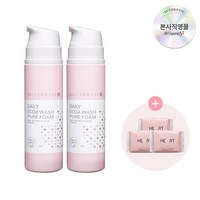 여성청결제 데일리 에코아워시 퓨어폼150g x2 + 중형4p x3, 상세설명 참조, 없음