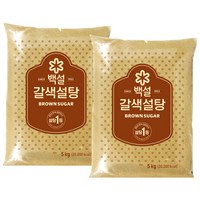 백설 갈색설탕, 5kg, 2개